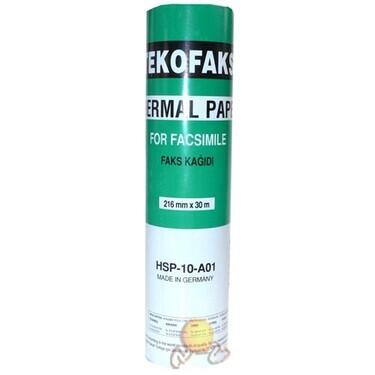 TEKOFAKS - Tekofaks HSP-10-A31 Muadil Faks Kağıdı Termal Rulo - 210x30m (T15042)