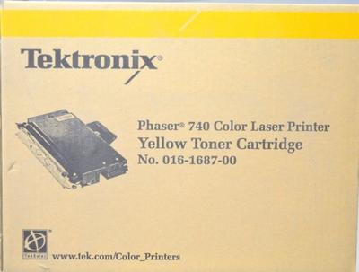 XEROX - Tektronik 016-1687-00 Yellow Original Toner - Phaser 740