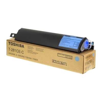 TOSHIBA - Toshiba T-281CE-C Mavi Orjinal Toner - E-Studio 281c / 351c (T11876)