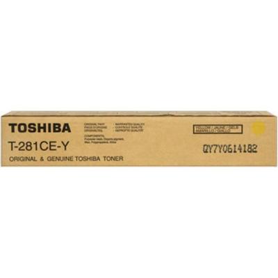 TOSHIBA - Toshiba T-281CE-Y Sarı Orjinal Toner E-Studio 281c, 351c, 451c (T11877)