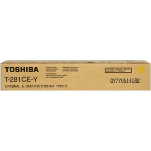 Toshiba T-281CE-Y Yellow Original Toner E-Studio 281c, 351c, 451c
