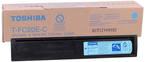 Toshiba T-FC20E-C Cyan Original Toner - E-Studio 2020C