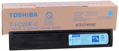 Toshiba T-FC20E-C Cyan Original Toner - E-Studio 2020C - TOSHIBA