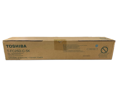 Toshiba T-FC25D-C-5K Cyan Original Toner - E-Studio 2040C / 2540C - TOSHIBA