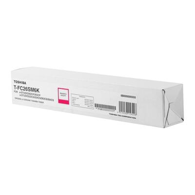 Toshiba T-FC26SM6K Kırmızı Orjinal Toner - E-Studio 262CP / 222CS / 263CS (T12440) - TOSHIBA