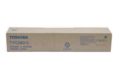 Toshiba T-FC28D-C Cyan Original Toner - E-Studio 2330C / 2820C - TOSHIBA