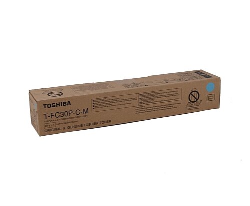 Toshiba T-FC30P-C-M Mavi Orjinal Toner - e-Studio 2050C - 1