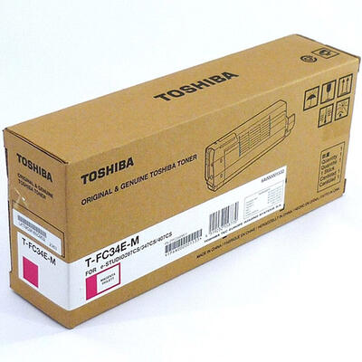 Toshiba T-FC34E-M Kırmızı Orjinal Toner - E-Studio 287 / E-Studio 347 (T12400) - TOSHIBA