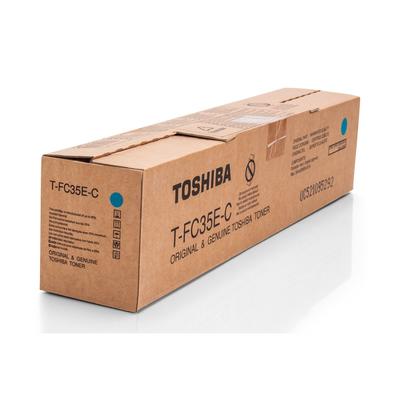 Toshiba T-FC35E-C Cyan Original Toner - E-Studio 2500c / 3500c / 3510c - TOSHIBA