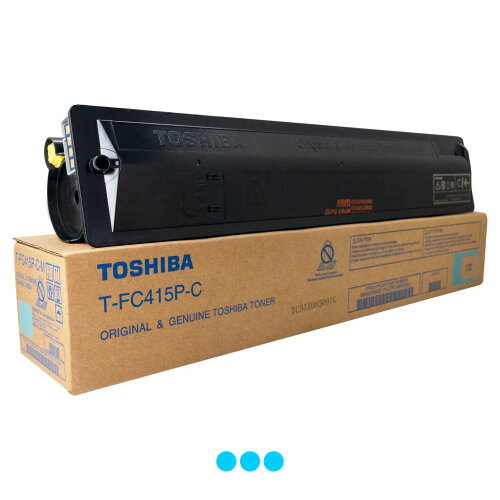 Toshiba T-FC415P-C Mavi Orjinal Toner - e-studio 2010ac - 1