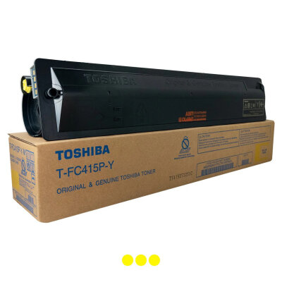 Toshiba T-FC415P-Y Sarı Orjinal Toner - e-studio 2010ac - TOSHIBA
