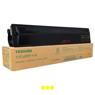 Toshiba T-FC425P-Y-M Yellow Original Toner - E-Studio 2020 AC - TOSHIBA