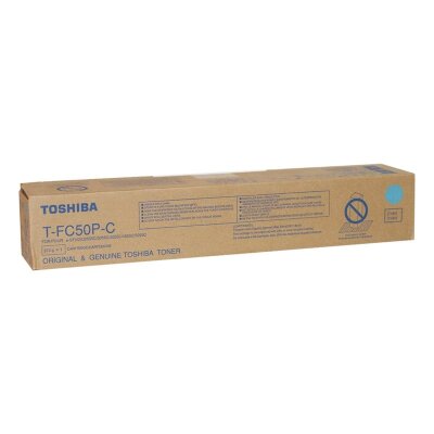Toshiba T-FC50P-C Mavi Orjinal Toner - e-Studio 2555C - TOSHIBA