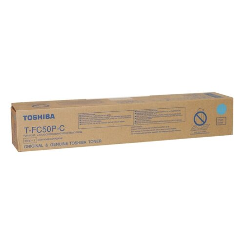 Toshiba T-FC50P-C Mavi Orjinal Toner - e-Studio 2555C - 1