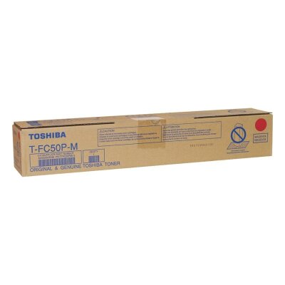 Toshiba T-FC50P-M Kırmızı Orjinal Toner - e-Studio 2555C - TOSHIBA