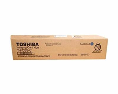 Toshiba T-FC55D-C Cyan Original Toner - E-Studio 5520C / 6520C - TOSHIBA