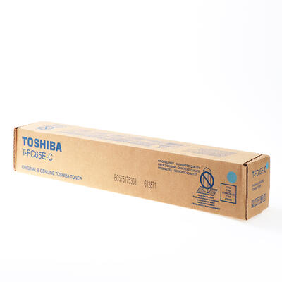 Toshiba T-FC65EC Cyan Original Toner - E-Studio 5540C / 6540C - TOSHIBA