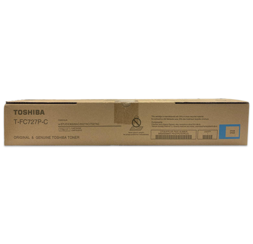 Toshiba T-FC727P-C Mavi Orjinal Toner - E-Studio 6526AC - 1