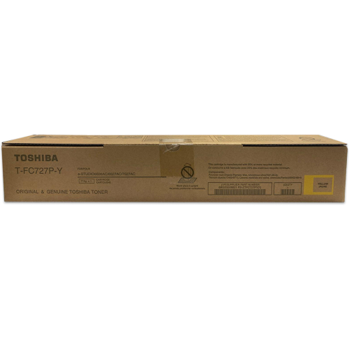 Toshiba T-FC727P-Y Sarı Orjinal Toner - E-Studio 6526AC - 1