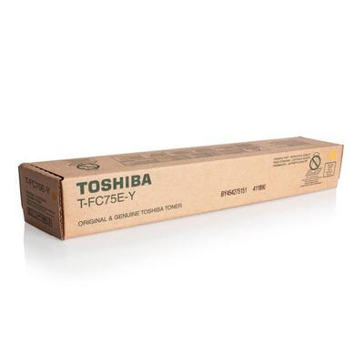 Toshiba T-FC75E-Y Sarı Orjinal Toner - E-Studio 5560C / 6560C (T12448) - TOSHIBA