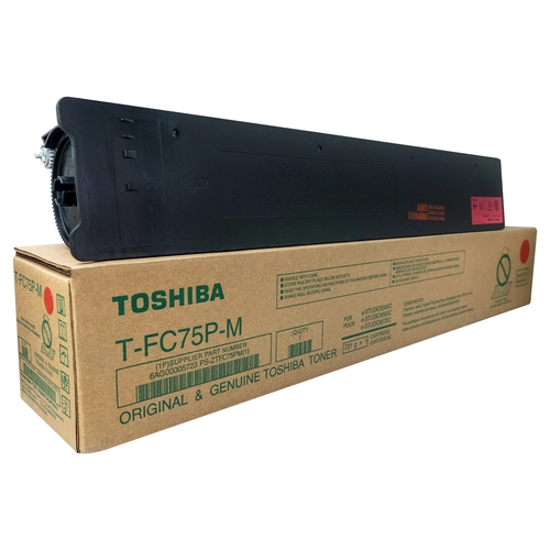 Toshiba T-FC75P-M Magenta Original Toner - E-Studio 5560C / 6560C - 1