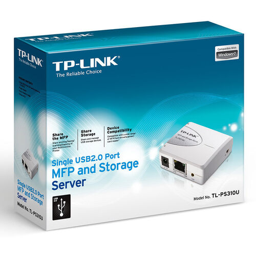 Tp-Link TL-PS310U Single USB2.0 Port MFP ve Storage Server (T13881)
