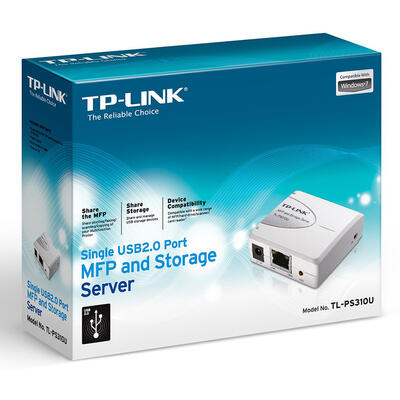Tp-Link TL-PS310U Single USB2.0 Port MFP ve Storage Server (T13881) - TP-Link