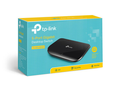 Tp-Link TL-SG1005D 5-Portlu Gigabit Masaüstü Switch - TP-Link