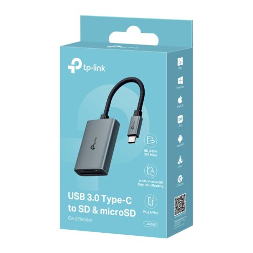 Tp-Link UA430C USB 3.0 Type-C SD/microSD Kart Okuyucu - 1