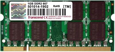 Transcend - Transcend 1GB DDR2 Ram 667Mhz 200PIN SO-DIMM