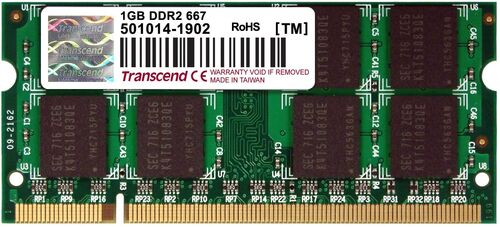 Transcend 1GB DDR2 Ram 667Mhz 200PIN SO-DIMM (T13570)