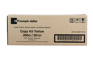 Triumph Adler - Triumph Adler 652611116 Sarı Orjinal Toner - 260ci / 261ci (T11993)