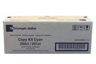 Triumph Adler 652611111 Cyan Original Toner - 260ci / 261ci - Triumph Adler