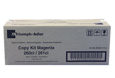 Triumph Adler 652611114 Magenta Original Toner - 260ci / 261ci - Triumph Adler