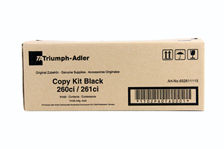 Triumph Adler 652611115 Black Original Toner - 260ci / 261ci - Triumph Adler