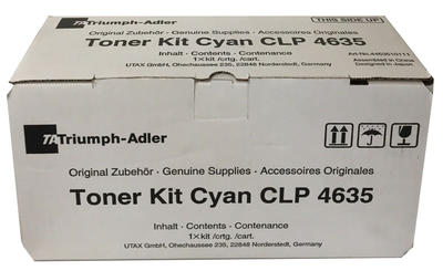 Triumph Adler CLP-4635 Cyan Original Toner (4463510111) - Triumph Adler