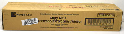 Triumph Adler DCC-2965, DCC-2970 Yellow Original Toner / Utax 6505 Ci, Utax CDC 1965 (656510116) - Triumph Adler 