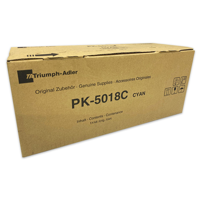 Triumph Adler PK-5018C (1T02TWCTA0) Mavi Orjinal Toner - P-C3562i / P-C3566i - Triumph Adler 
