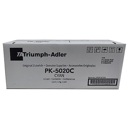 Triumph Adler PK-5020C (1T02YJCTA0) Mavi Orjinal Toner - P-C3563i - 1