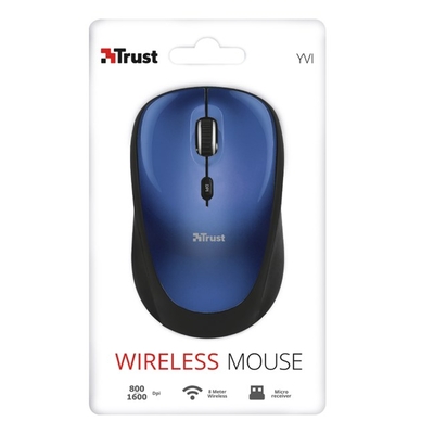 Trust Yvi Kablosuz Mavi Mini Mouse (TRU19663) (T17596) - Thumbnail