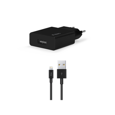 ttec SmartCharger 2.1A Travel Charger + Lightning Cable (2SCS20LS) - Thumbnail