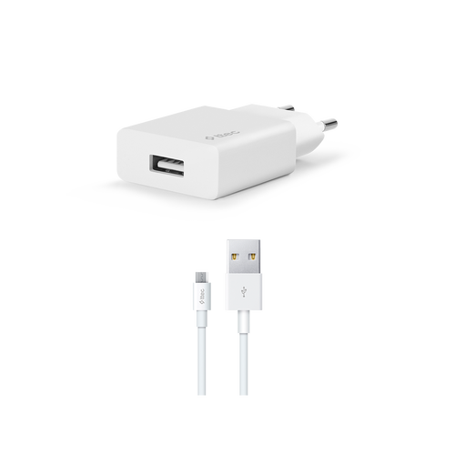ttec SmartCharger 2.1A Travel Charger + Micro USB Cable (2SCS20MB)
