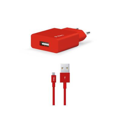 ttec SmartCharger 2.1A Travel Charger + Micro USB Cable (2SCS20MK) - Thumbnail