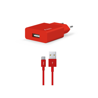 ttec SmartCharger 2.1A Travel Charger + Type-C Cable (2SCS20CK) - Thumbnail
