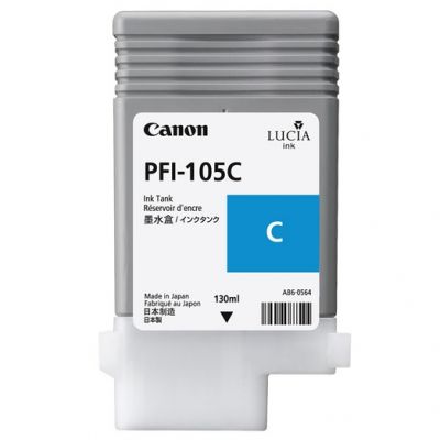 Canon PFI-105C (3001B001) Cyan Original Cartridge - IPF6300 / IPF6350 (T1914)
