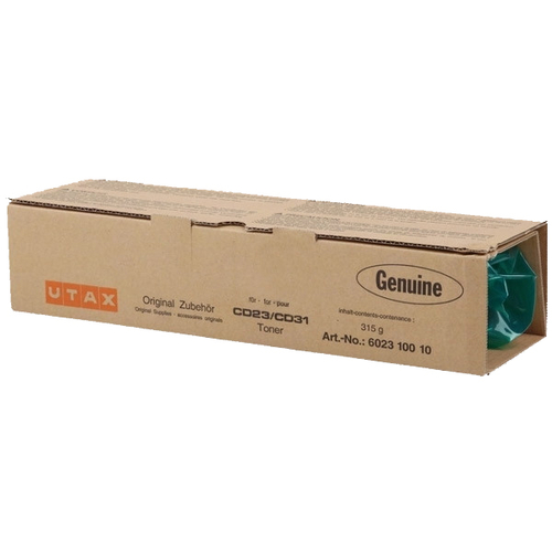 Utax 602310010 Black Original Toner - CD-23 / CD-31 - 1