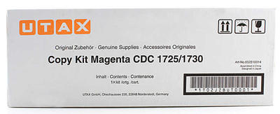 Utax CDC1725, CDC1730 Magenta Original Photocopy Toner - UTAX