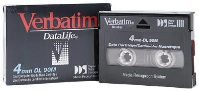 SONY - Verbatim DATALIFE 4mm DL 90m Digital Data Cartridge 2 GB / 4 GB