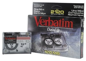 Verbatim DC-2120 QIC-80 120 MB Data Cartridge