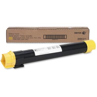 XEROX - Xerox 006R01514 Yellow Original Toner (Metered) - WorkCentre 7525